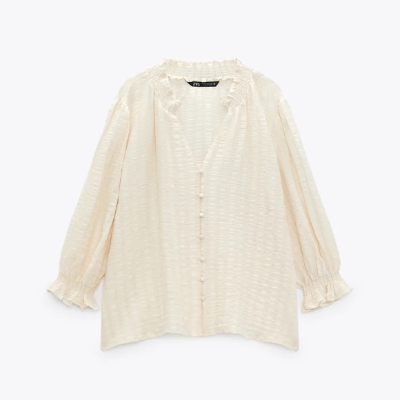 Zara rustic blouse - Picture 3 of 7